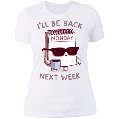 T-Shirts White / S Monday is Back Women's Premium T-Shirt