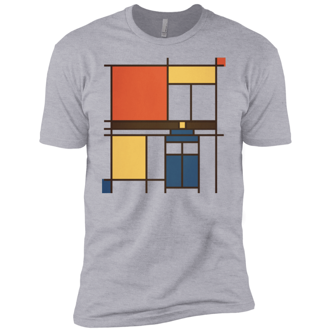 T-Shirts Heather Grey / YXS Mondrian Who Boys Premium T-Shirt