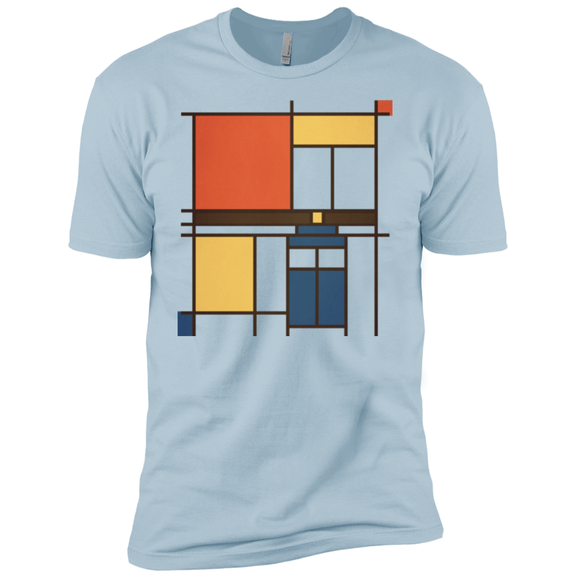 T-Shirts Light Blue / YXS Mondrian Who Boys Premium T-Shirt