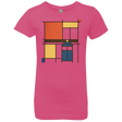 T-Shirts Hot Pink / YXS Mondrian Who Girls Premium T-Shirt