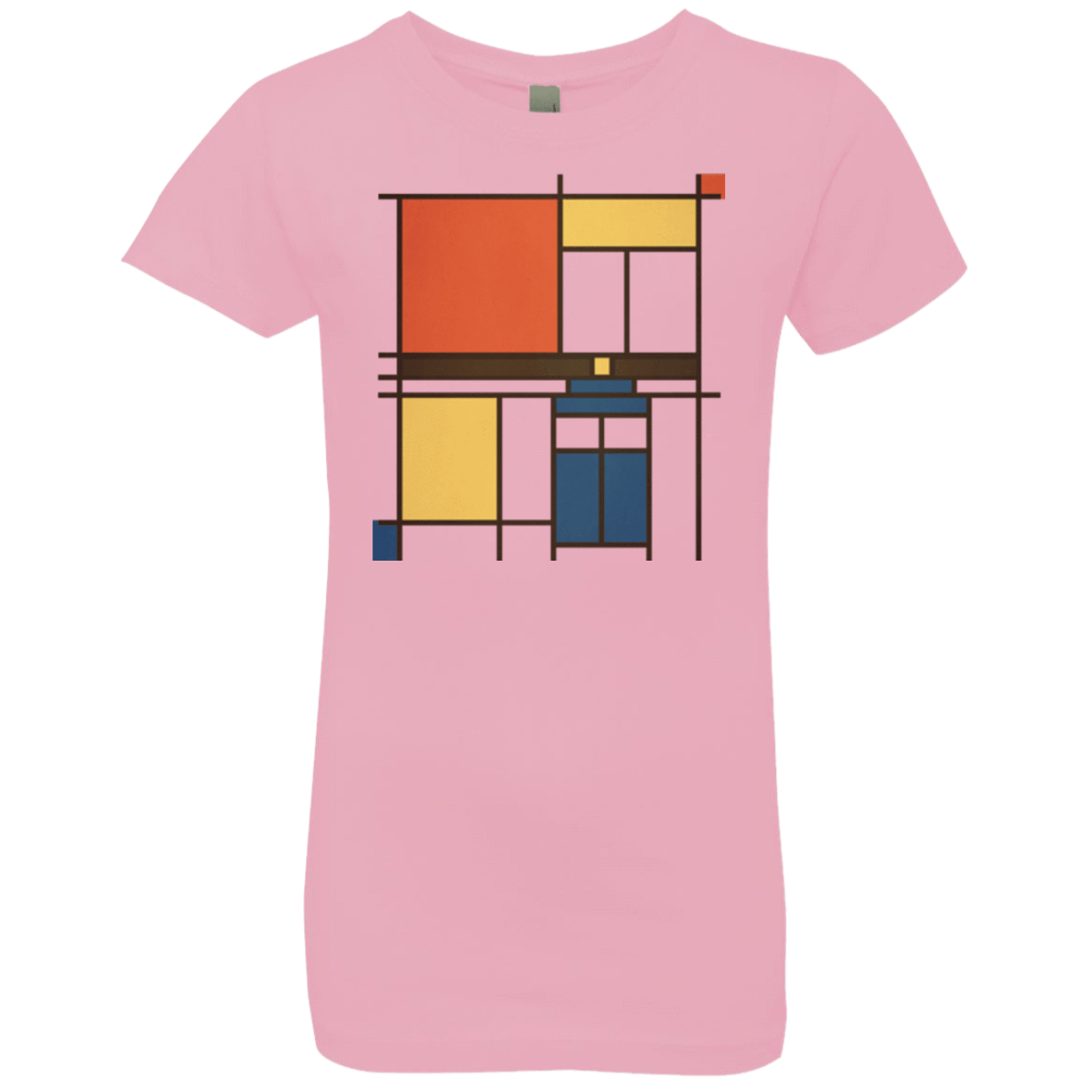 T-Shirts Light Pink / YXS Mondrian Who Girls Premium T-Shirt