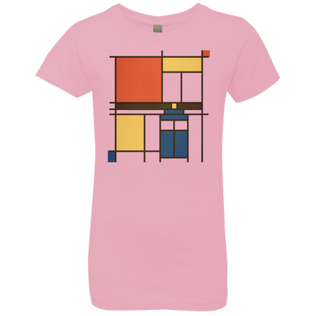 T-Shirts Light Pink / YXS Mondrian Who Girls Premium T-Shirt