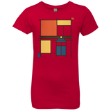 T-Shirts Red / YXS Mondrian Who Girls Premium T-Shirt