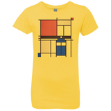 T-Shirts Vibrant Yellow / YXS Mondrian Who Girls Premium T-Shirt