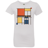 T-Shirts White / YXS Mondrian Who Girls Premium T-Shirt