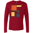 T-Shirts Cardinal / Small Mondrian Who Men's Premium Long Sleeve