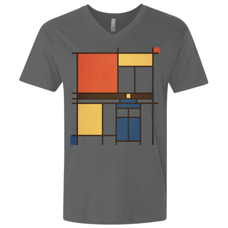 T-Shirts Heavy Metal / X-Small Mondrian Who Men's Premium V-Neck