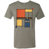 T-Shirts Venetian Grey / Small Mondrian Who Men's Triblend T-Shirt