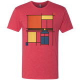 T-Shirts Vintage Red / Small Mondrian Who Men's Triblend T-Shirt