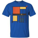 T-Shirts Royal / Small Mondrian Who T-Shirt