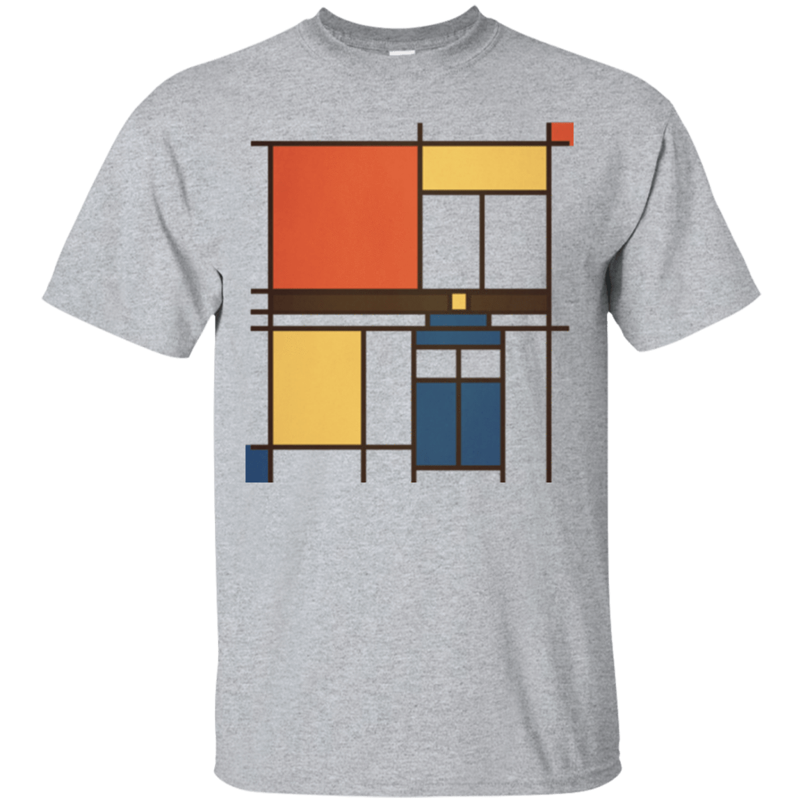T-Shirts Sport Grey / Small Mondrian Who T-Shirt