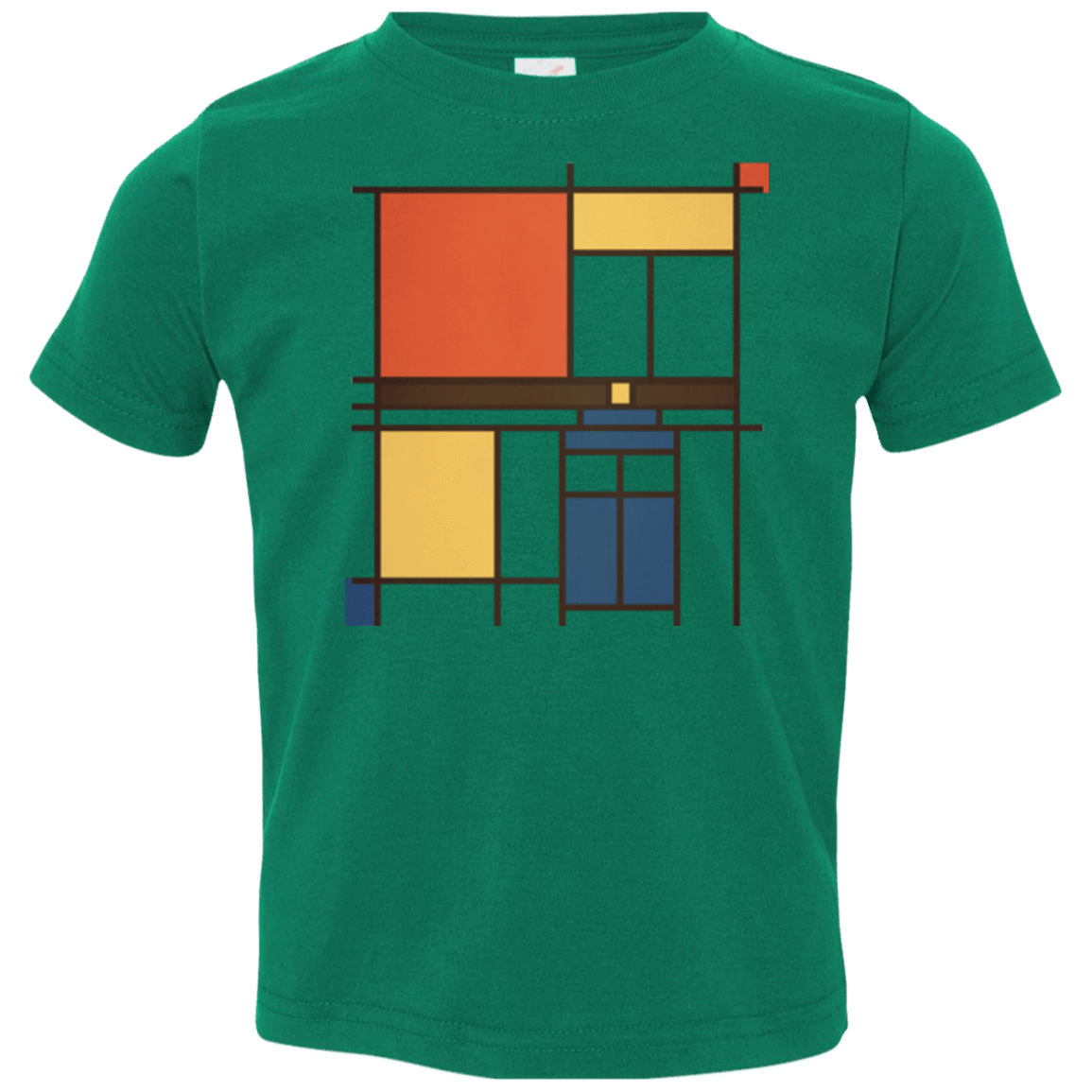 T-Shirts Kelly / 2T Mondrian Who Toddler Premium T-Shirt