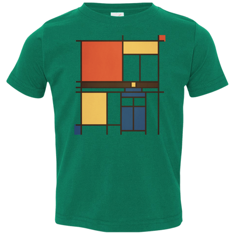 T-Shirts Kelly / 2T Mondrian Who Toddler Premium T-Shirt