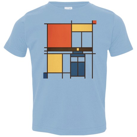 T-Shirts Light Blue / 2T Mondrian Who Toddler Premium T-Shirt