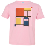 T-Shirts Pink / 2T Mondrian Who Toddler Premium T-Shirt