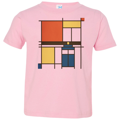 T-Shirts Pink / 2T Mondrian Who Toddler Premium T-Shirt