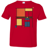 T-Shirts Red / 2T Mondrian Who Toddler Premium T-Shirt