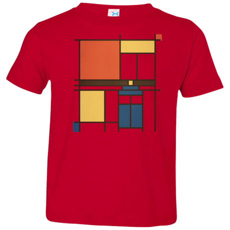 T-Shirts Red / 2T Mondrian Who Toddler Premium T-Shirt