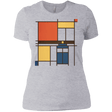 T-Shirts Heather Grey / X-Small Mondrian Who Women's Premium T-Shirt