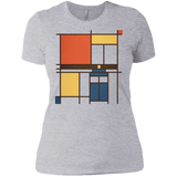 T-Shirts Heather Grey / X-Small Mondrian Who Women's Premium T-Shirt