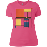 T-Shirts Hot Pink / X-Small Mondrian Who Women's Premium T-Shirt