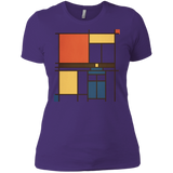 T-Shirts Purple / X-Small Mondrian Who Women's Premium T-Shirt