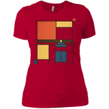 T-Shirts Red / X-Small Mondrian Who Women's Premium T-Shirt