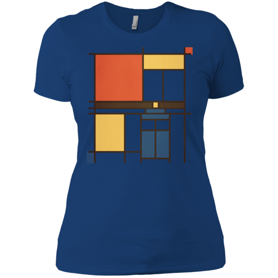 T-Shirts Royal / X-Small Mondrian Who Women's Premium T-Shirt