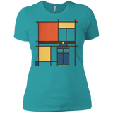 T-Shirts Tahiti Blue / X-Small Mondrian Who Women's Premium T-Shirt