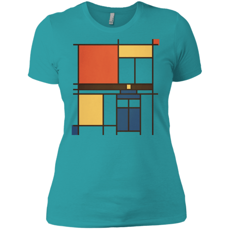 T-Shirts Tahiti Blue / X-Small Mondrian Who Women's Premium T-Shirt