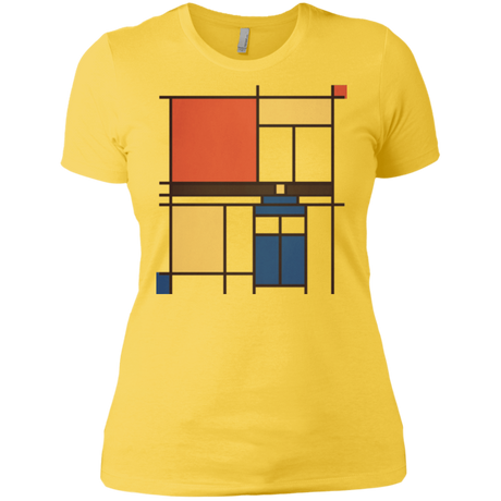 T-Shirts Vibrant Yellow / X-Small Mondrian Who Women's Premium T-Shirt