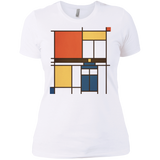 T-Shirts White / X-Small Mondrian Who Women's Premium T-Shirt