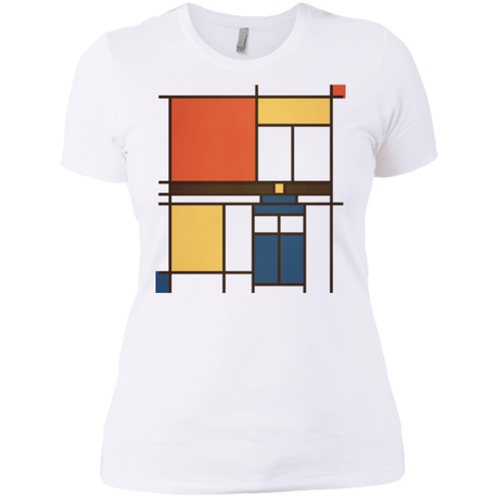 T-Shirts White / X-Small Mondrian Who Women's Premium T-Shirt