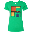 T-Shirts Envy / Small Mondrian Who Women's Triblend T-Shirt