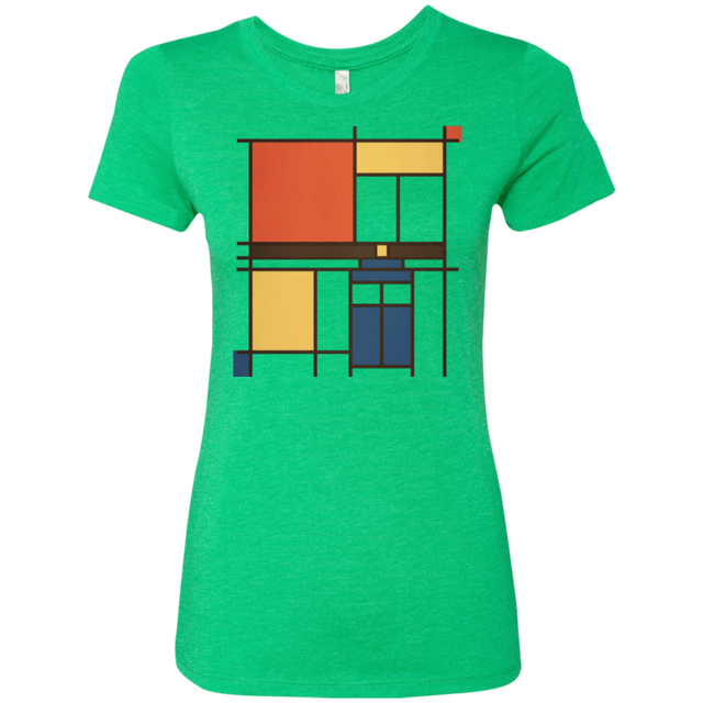 T-Shirts Envy / Small Mondrian Who Women's Triblend T-Shirt