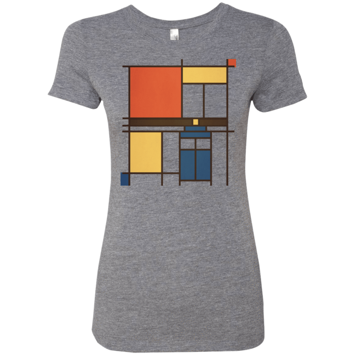 T-Shirts Premium Heather / Small Mondrian Who Women's Triblend T-Shirt