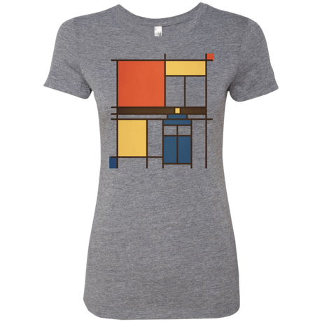 T-Shirts Premium Heather / Small Mondrian Who Women's Triblend T-Shirt