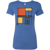 T-Shirts Vintage Royal / Small Mondrian Who Women's Triblend T-Shirt