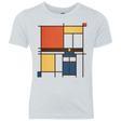 T-Shirts Heather White / YXS Mondrian Who Youth Triblend T-Shirt