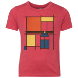 T-Shirts Vintage Red / YXS Mondrian Who Youth Triblend T-Shirt