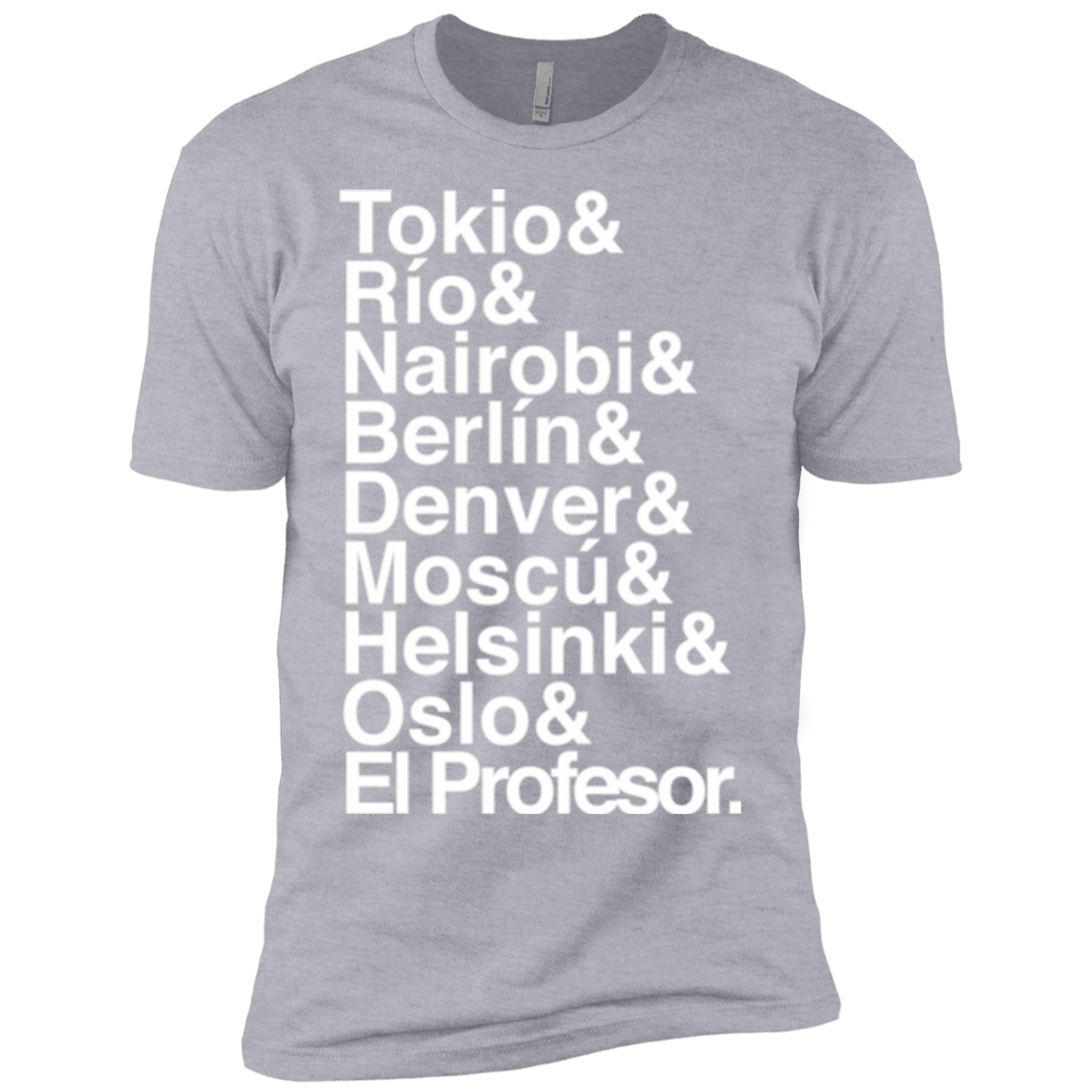 T-Shirts Heather Grey / YXS Money Heist Jetset Boys Premium T-Shirt