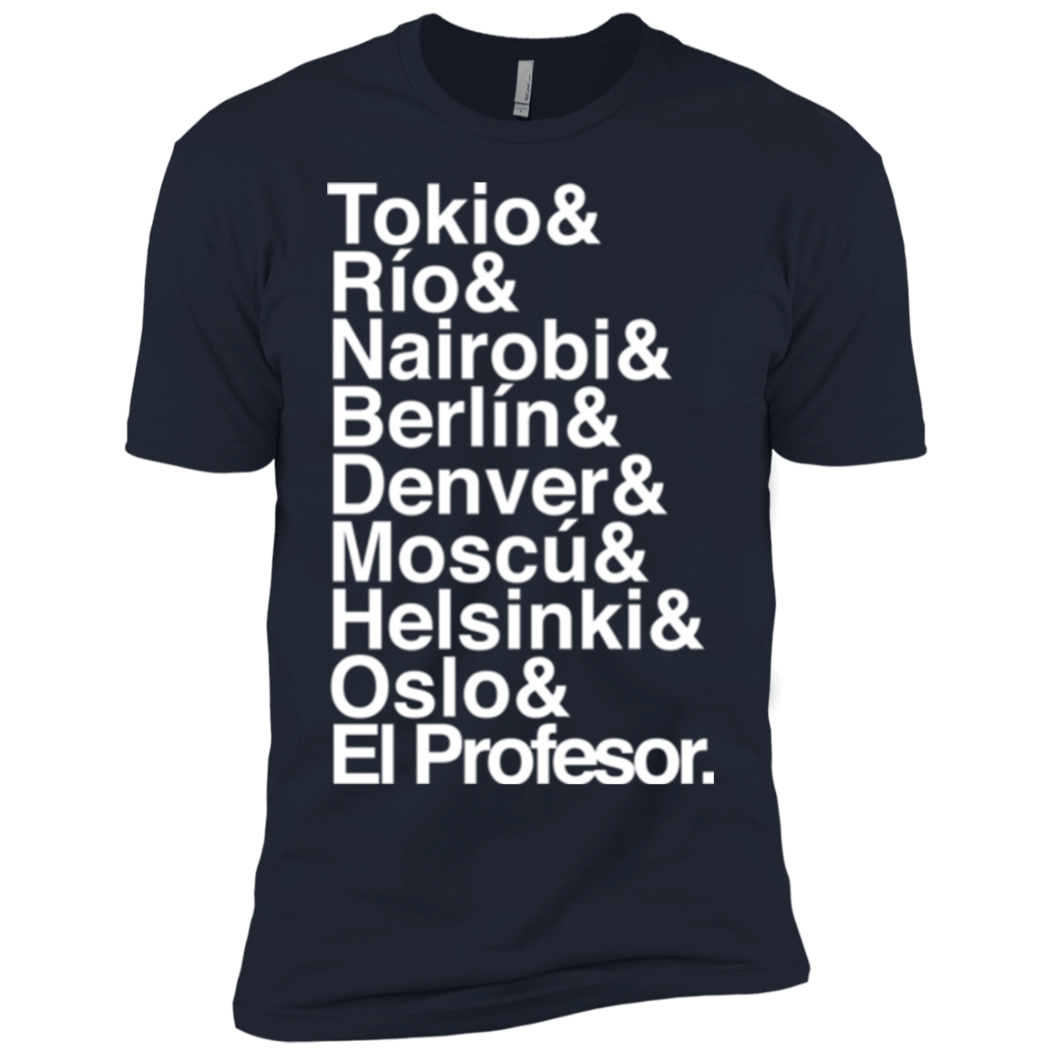 T-Shirts Midnight Navy / YXS Money Heist Jetset Boys Premium T-Shirt