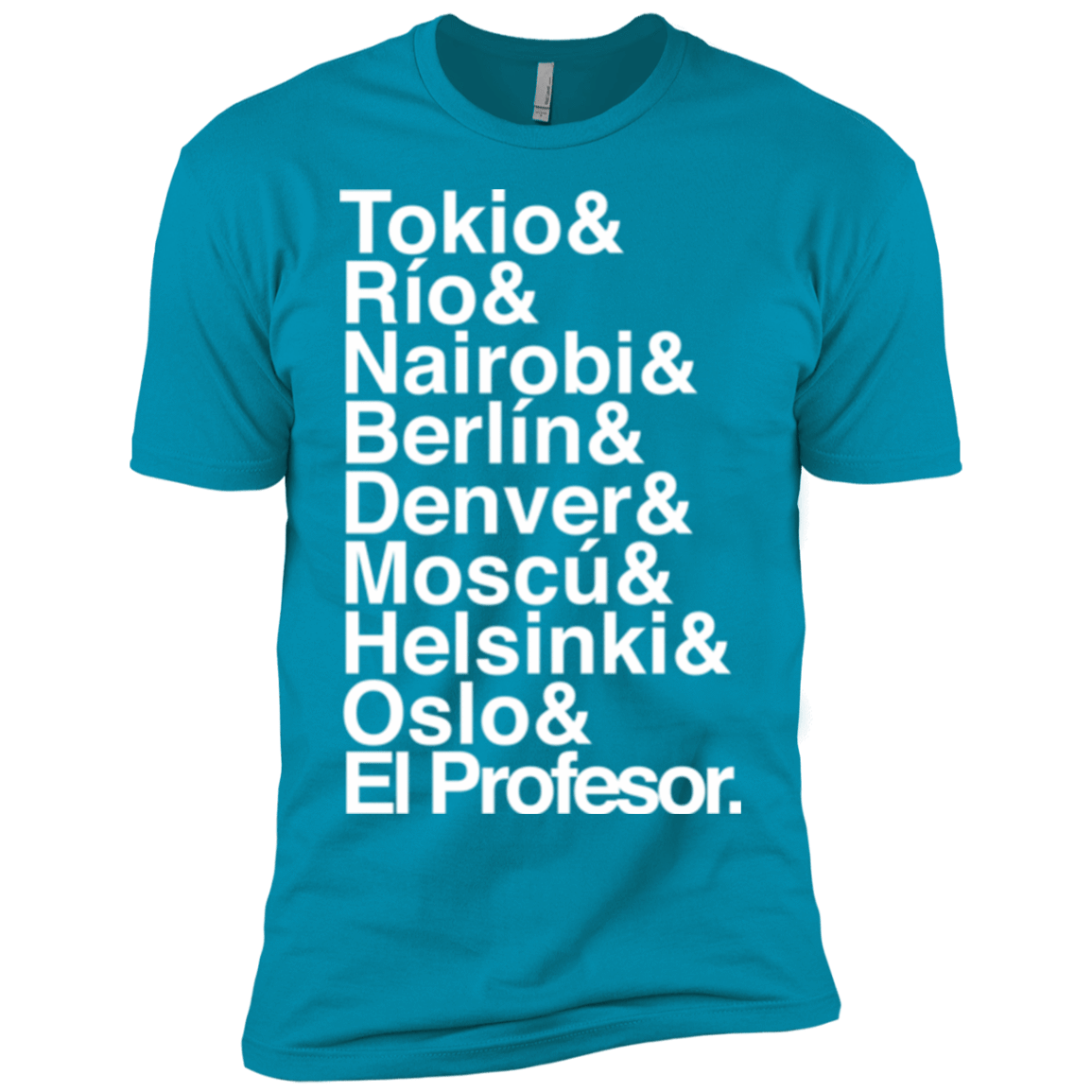 T-Shirts Turquoise / YXS Money Heist Jetset Boys Premium T-Shirt