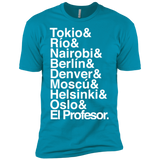 T-Shirts Turquoise / YXS Money Heist Jetset Boys Premium T-Shirt