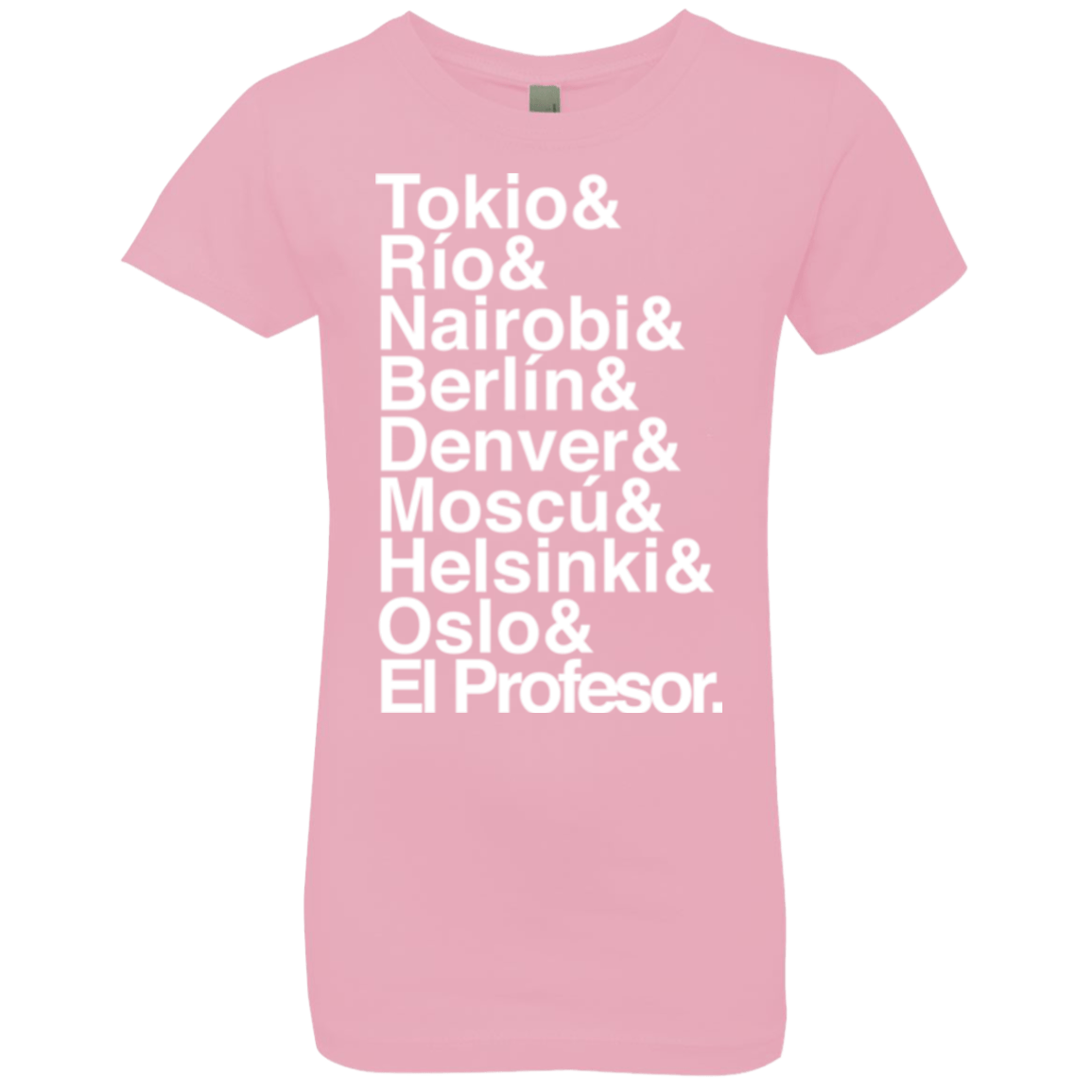 T-Shirts Light Pink / YXS Money Heist Jetset Girls Premium T-Shirt