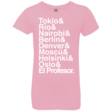 T-Shirts Light Pink / YXS Money Heist Jetset Girls Premium T-Shirt