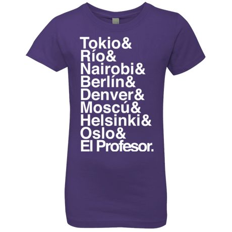 T-Shirts Purple Rush / YXS Money Heist Jetset Girls Premium T-Shirt