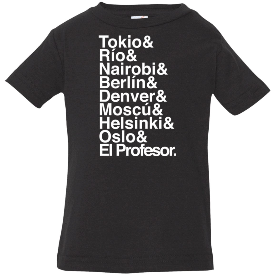 T-Shirts Black / 6 Months Money Heist Jetset Infant Premium T-Shirt