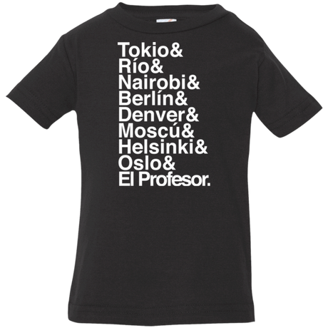 T-Shirts Black / 6 Months Money Heist Jetset Infant Premium T-Shirt