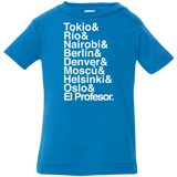 T-Shirts Cobalt / 6 Months Money Heist Jetset Infant Premium T-Shirt